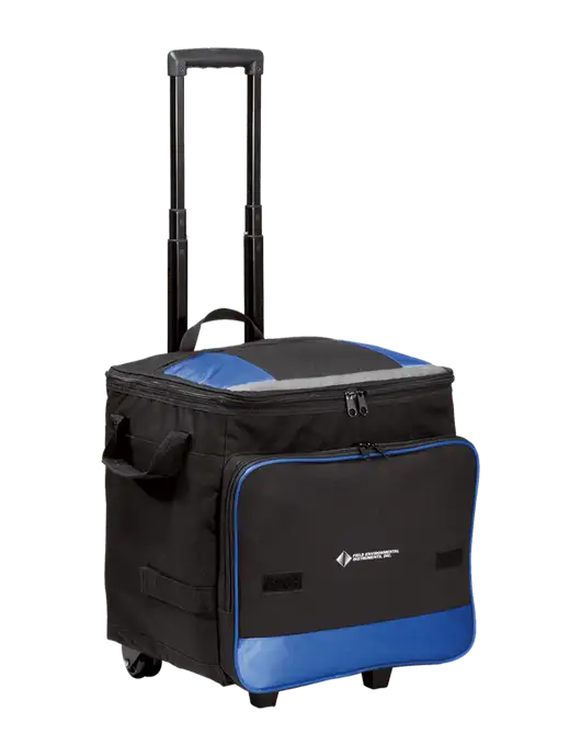 Twilight Blue Rolling Cooler w/Field Environmental Logo