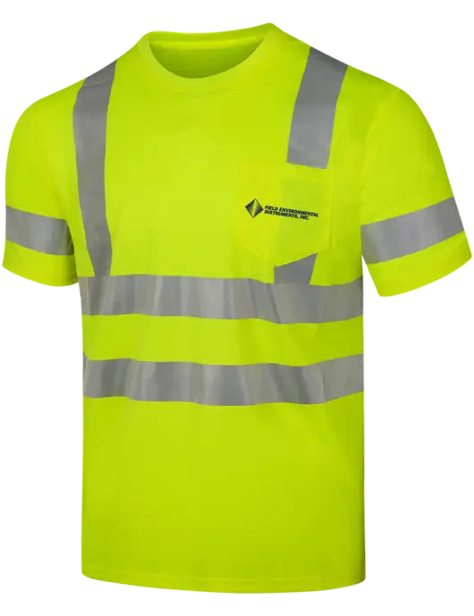 CornerStone Safety Yellow ANSI 107 Class 3 Mesh Tee w/Field Environmental Logo