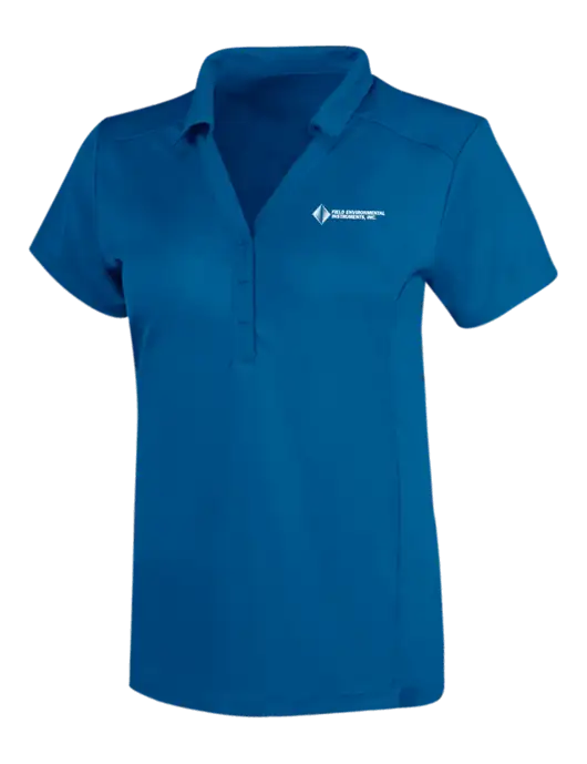 OGIO Royal Blue Womens Framework Polo w/Field Environmental Logo