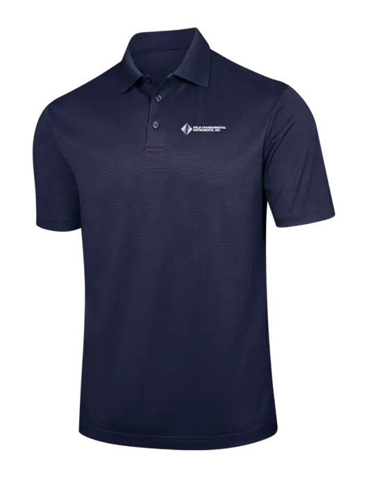 Navy Performance Fine Jacquard Polo w/Field Environmental Logo