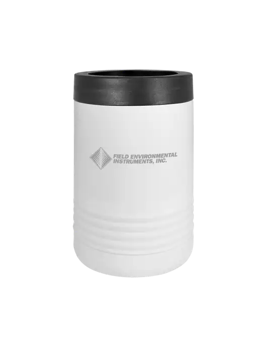 Polar Camel 12 oz Powder Coated White Vacuum Insulated Beverage Holder w/Field Environmental Logo