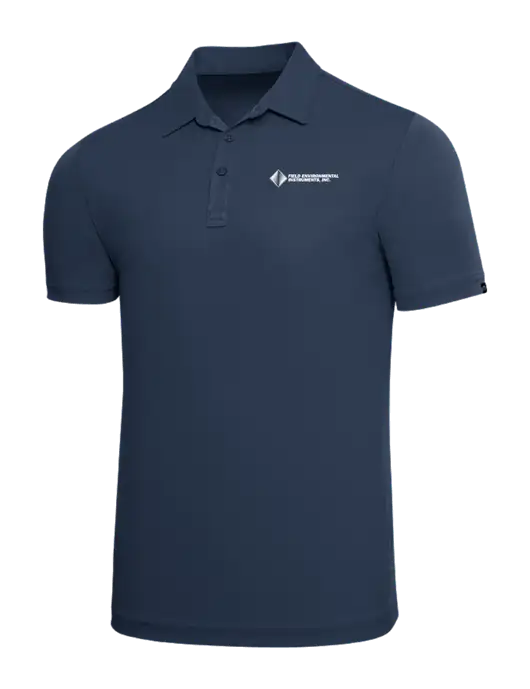 TravisMathew Navy Solid Oceanside Polo w/Field Environmental Logo