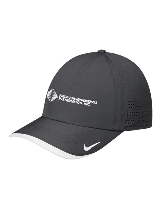 Nike Dark Grey/White Dri-FIT Perforated Performance Cap w/Field Environmental Logo
