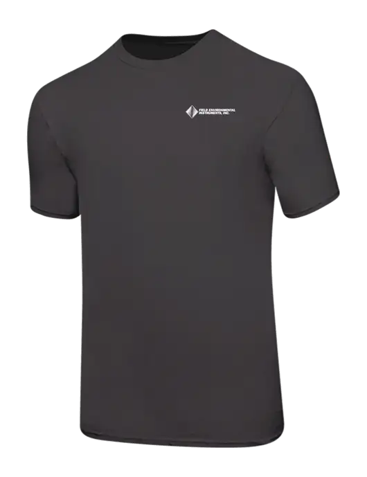Ring Spun Charcoal 4.5 oz T-Shirt w/Field Environmental Logo