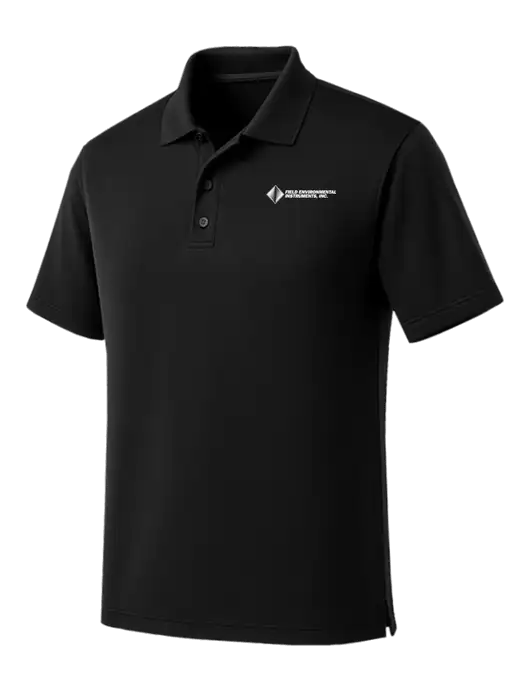 Black Dry Zone UV Micro Mesh Polo w/Field Environmental Logo