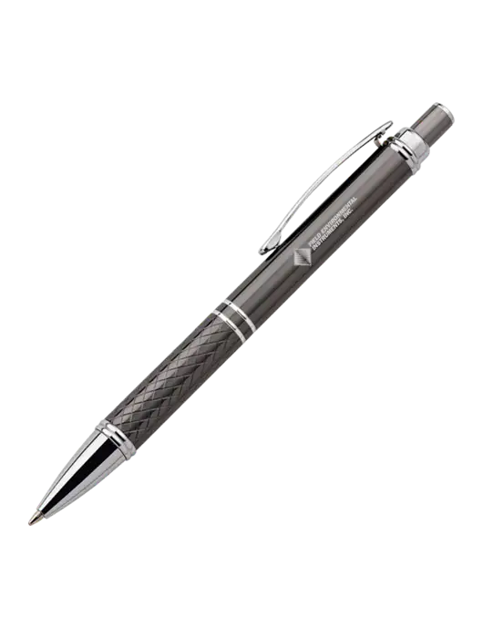 Dark Grey Stellar Scribe Pen - Black Ink w/Field Environmental Logo