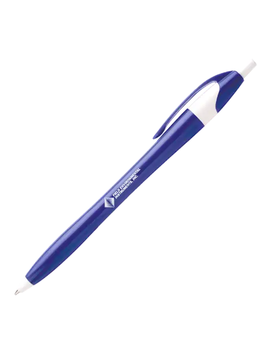 Novella Royal/White Executive Pen - Blue Ink w/Field Environmental Logo