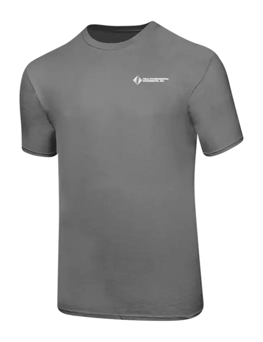 Ring Spun Medium Grey 4.5 oz T-Shirt w/Field Environmental Logo