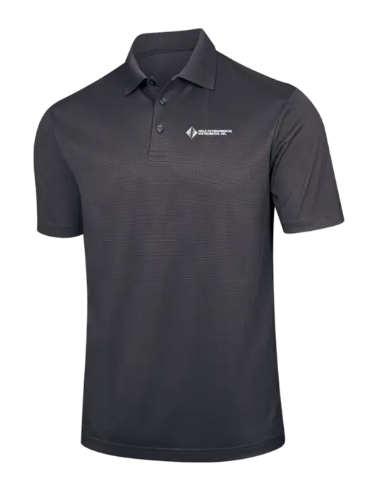 Dark Grey Performance Fine Jacquard Polo w/Field Environmental Logo