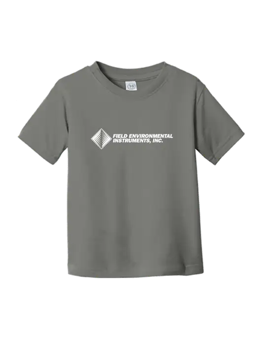 Rabbit Skins Charcoal Toddler Fine Jersey Tee w/Field Environmental Logo