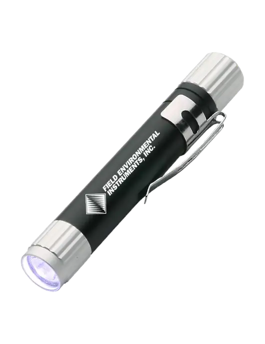 Black Aluminum LED Penlight w/Field Environmental Logo