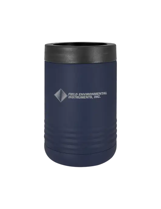 Polar Camel 12 oz Powder Coated Navy Vacuum Insulated Beverage Holder w/Field Environmental Logo