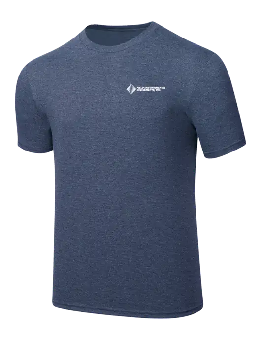 Simply Soft Navy Frost 4.5oz  Poly/Combed Ring Spun Cotton T-Shirt w/Field Environmental Logo