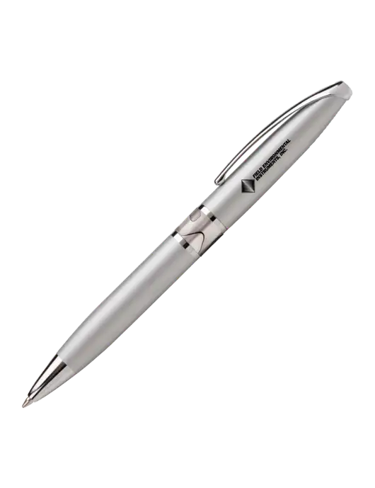 Illusion Silver Pen - Black Ink w/Field Environmental Logo