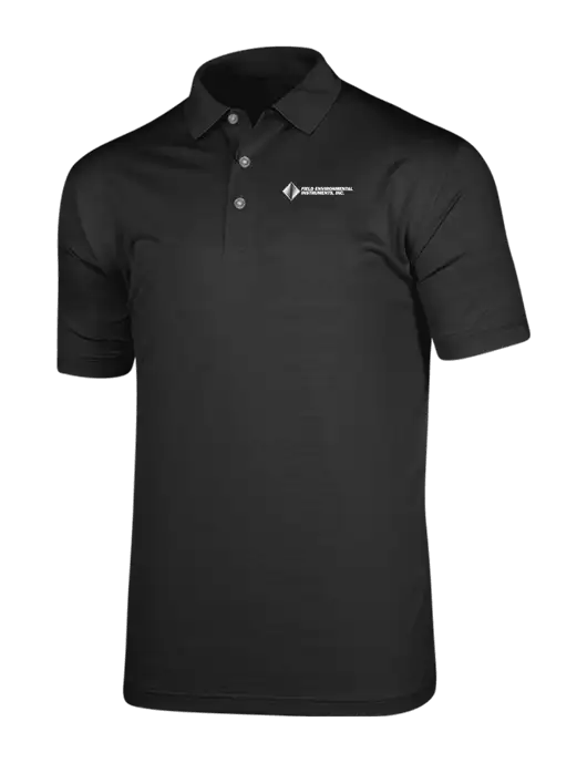 Callaway Vibrant Black Ventilated Polo w/Field Environmental Logo