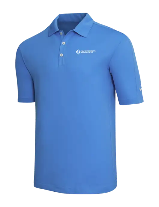 Nike Light Royal Blue Tech Sport Dri-FIT Polo w/Field Environmental Logo