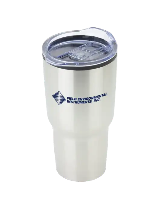 Odyssey Silver 30 oz Travel Tumbler w/Field Environmental Logo