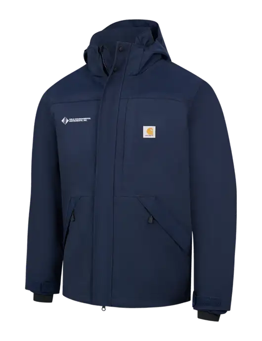 Carhartt Navy Storm Defender Shoreline Jacket w/Field Environmental Logo