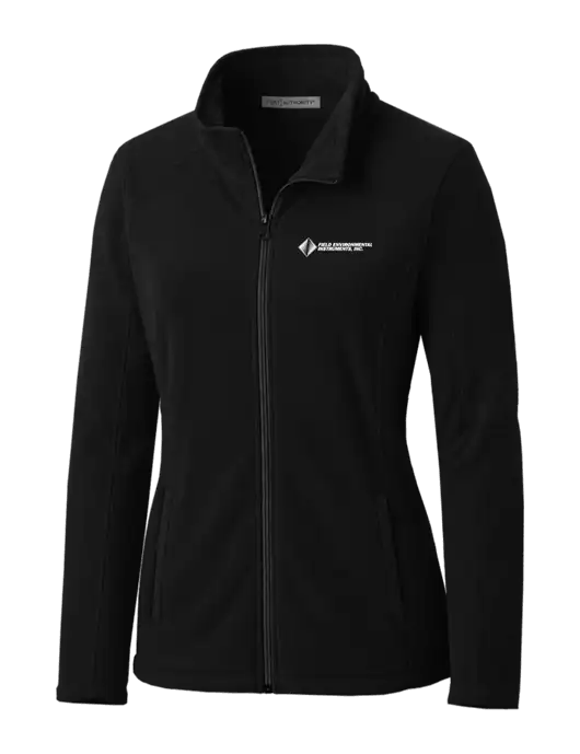 Black Womens Microfleece Jacket w/Field Environmental Logo