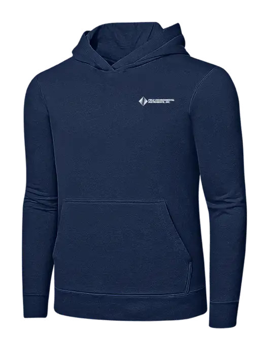 Navy 7.8 oz Ring Spun Hooded Sweatshirt w/Field Environmental Logo