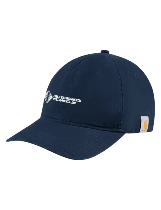 Carhartt Navy Cotton Canvas Cap w/Field Environmental Logo