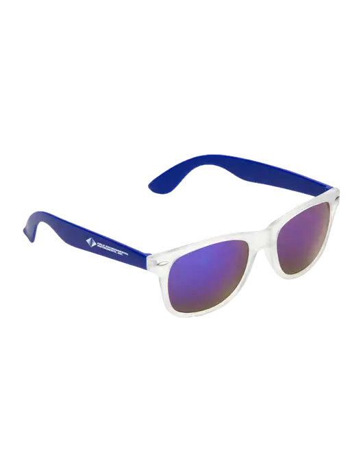 Key West Blue Mirrored Sunglasses w/Field Environmental Logo