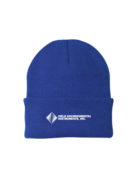 Royal Knit Cap w/Field Environmental Logo