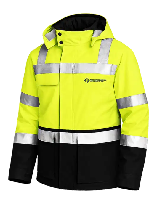 CornerStone Safety Yellow ANSI 107 Class 3 Waterproof Ripstop 3-In-1 Parka w/Field Environmental Logo