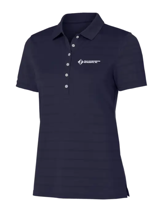 Callaway Womens Navy Ventilated Polo w/Field Environmental Logo