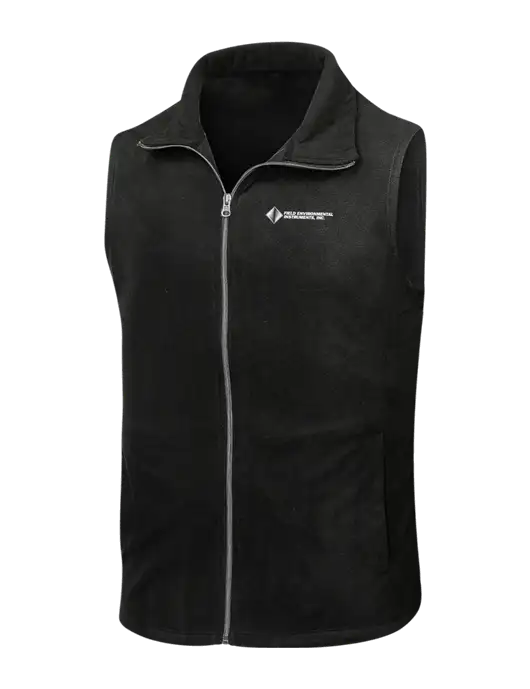 Black Microfleece Vest w/Field Environmental Logo