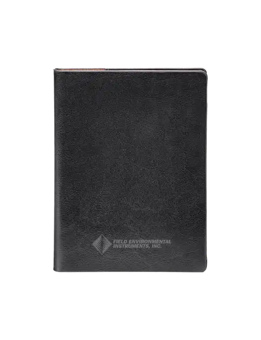 Fabrizio Black Rfid Passport Holder w/Field Environmental Logo