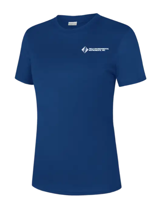 Womens Royal PosiCharge Competitor Tee w/Field Environmental Logo