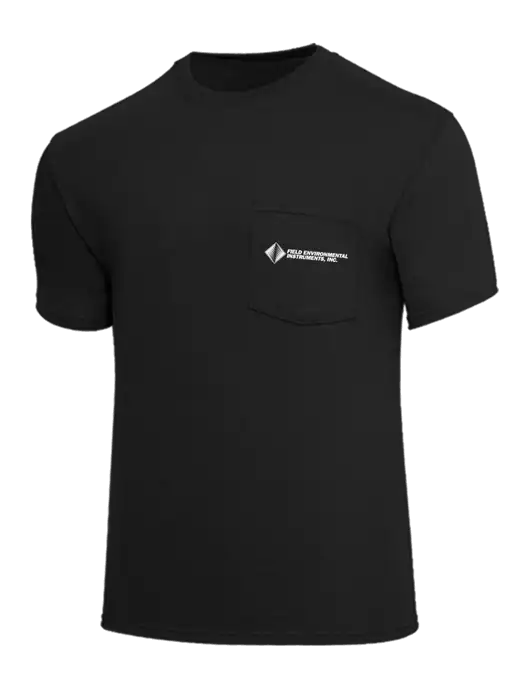 Core Blend Black Pocket T-Shirt w/Field Environmental Logo