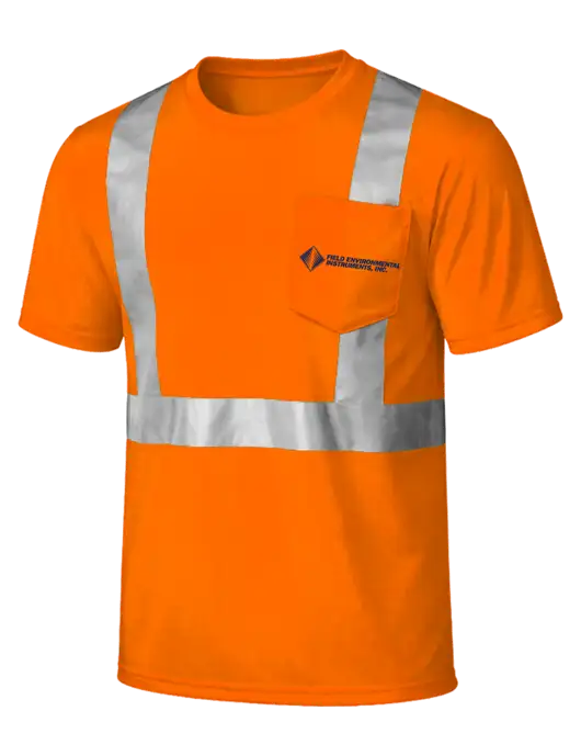 CornerStone Safety Orange ANSI 107 Class 2 Mesh Tee w/Field Environmental Logo