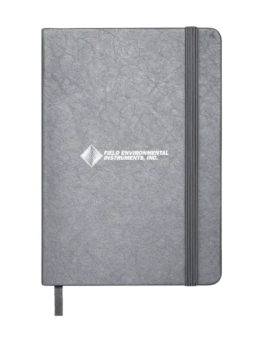 Granite Dark Grey Hardcover Journal, 5.62 X  8.37 w/Field Environmental Logo