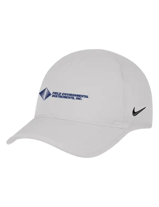 Nike White Featherlight Cap w/Field Environmental Logo