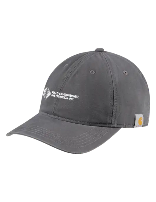 Carhartt Dark Grey Cotton Canvas Cap w/Field Environmental Logo
