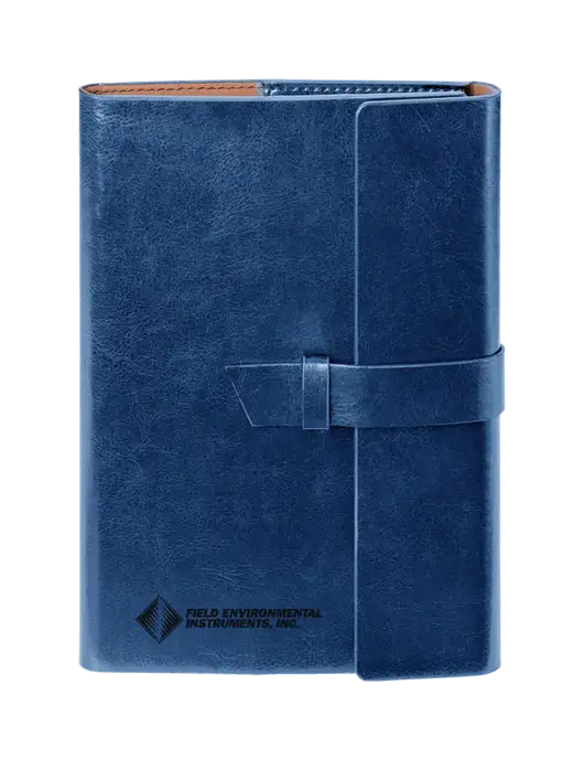 Fabrizio Blue 6.875 x 9.56 Portfolio w/Field Environmental Logo