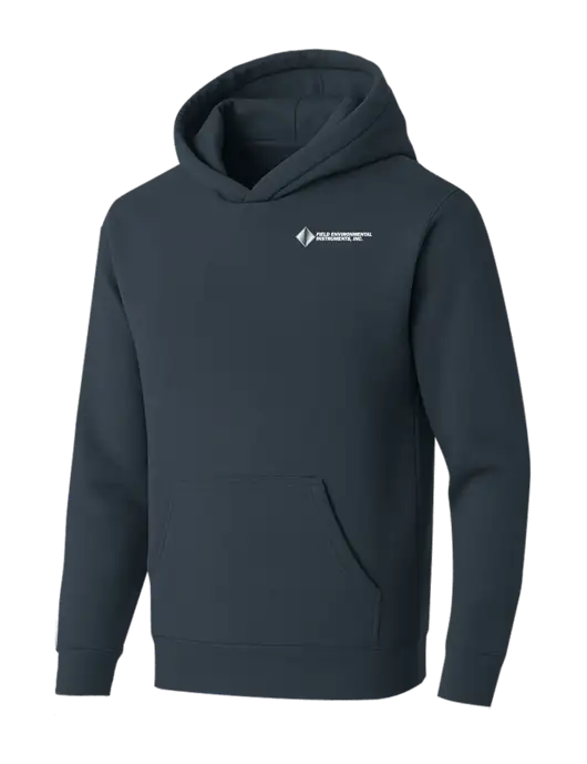 BELLA+CANVAS Dark Grey Sponge Fleece Pullover Hoodie w/Field Environmental Logo