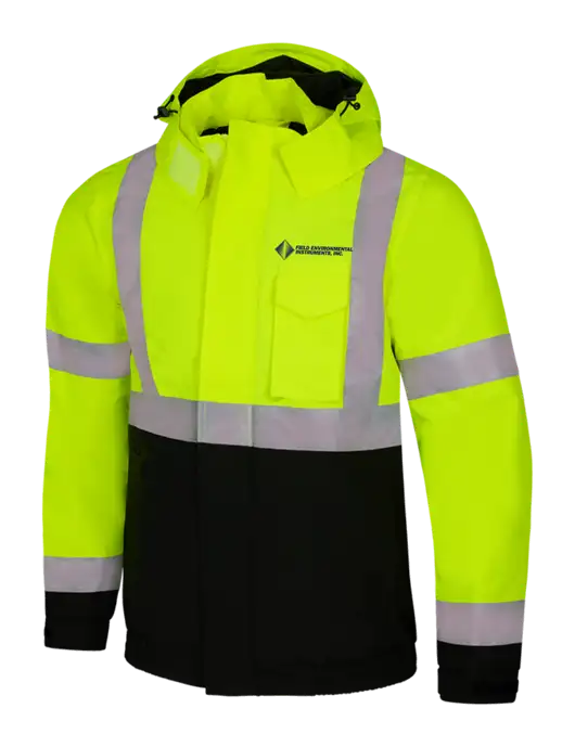 CornerStone Safety Yellow ANSI 107 Class 3 Economy Waterproof Insulated Bomber Jacket w/Field Environmental Logo