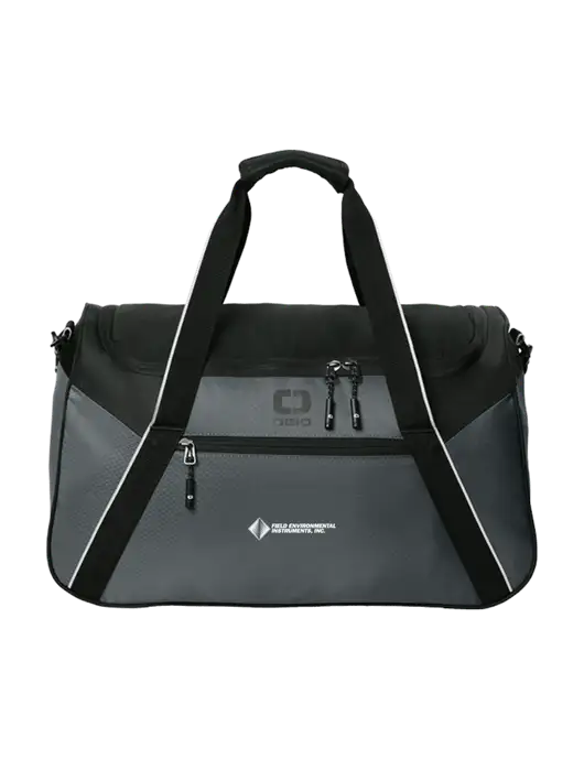 OGIO Dark Medium Grey/Black Inception Duffel w/Field Environmental Logo