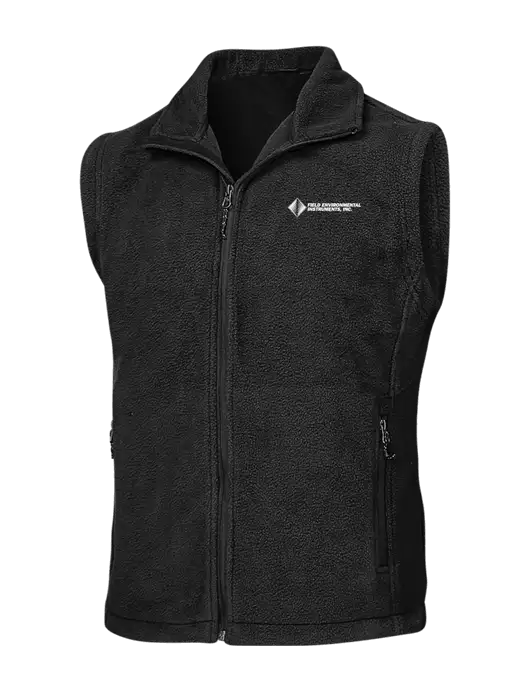 Black Fleece Vest w/Field Environmental Logo