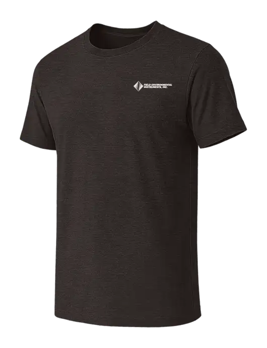 BELLA+CANVAS Dark Grey Heather CVC Short Sleeve Tee w/Field Environmental Logo