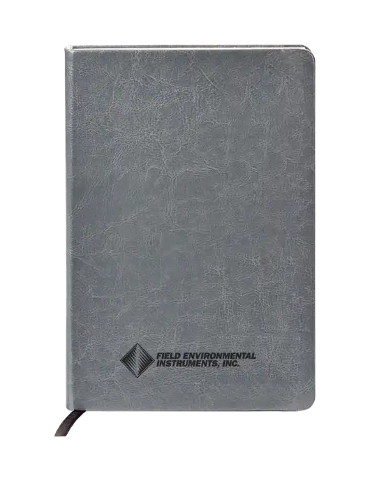 Fabrizio Grey Hard Cover 5.75 x 8.3 Journal w/Field Environmental Logo
