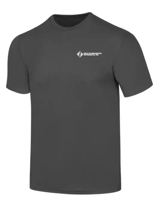 Simply Soft Charcoal 4.5oz  Poly/Combed Ring Spun Cotton T-Shirt w/Field Environmental Logo