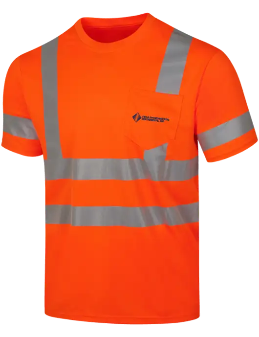 CornerStone Safety Orange ANSI 107 Class 3 Mesh Tee w/Field Environmental Logo