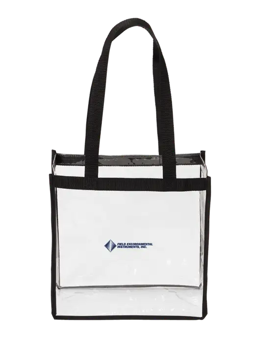 Clear Stadium Tote w/Field Environmental Logo