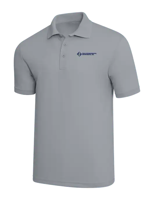 Light Grey PosiCharge RacerMesh Polo w/Field Environmental Logo