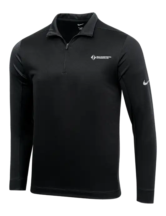 NIKE Black Dry 1/2 Zip Cover-Up w/Field Environmental Logo