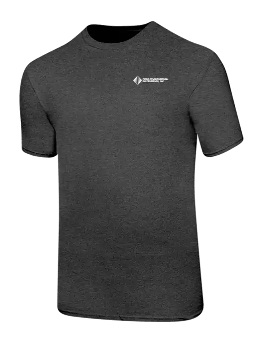 Ring Spun Dark Heather Grey 4.5 oz T-Shirt w/Field Environmental Logo